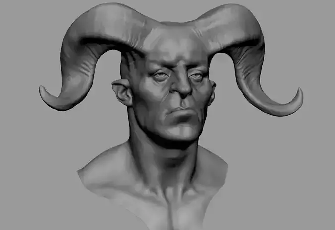 Creature Bust v2 3D model