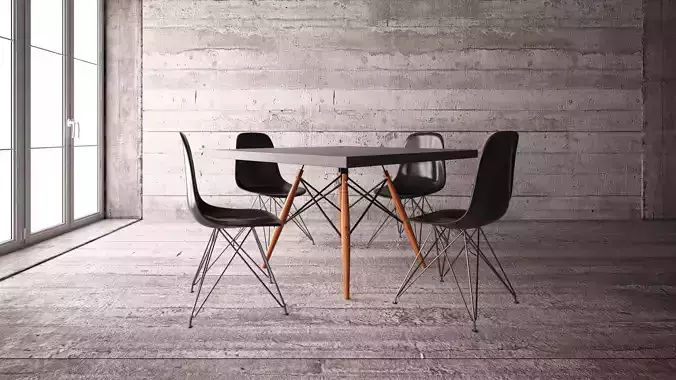 Home and Restaurant - The Dining Table 09 3D model