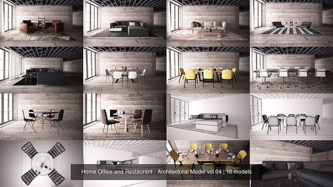 Home and Office - Architectural Models vol 04 3D Model Collection