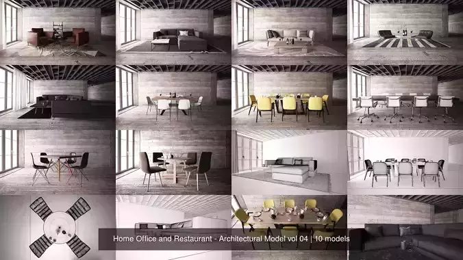 Home and Office - Architectural Models vol 04 3D Model Collection