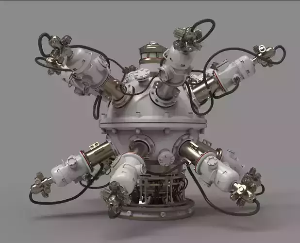 reactor steampunk robot
