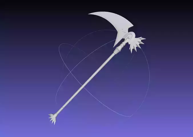 Shield Hero LArc Berg Vassal Scythe Printable Assembly 3D print model
