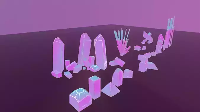 21 Mineral - DreamStyle Low-poly 3D model