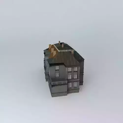 Old house in industrial district