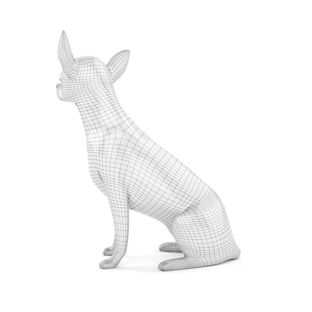 Graffiti Chihuahua 3D model_10