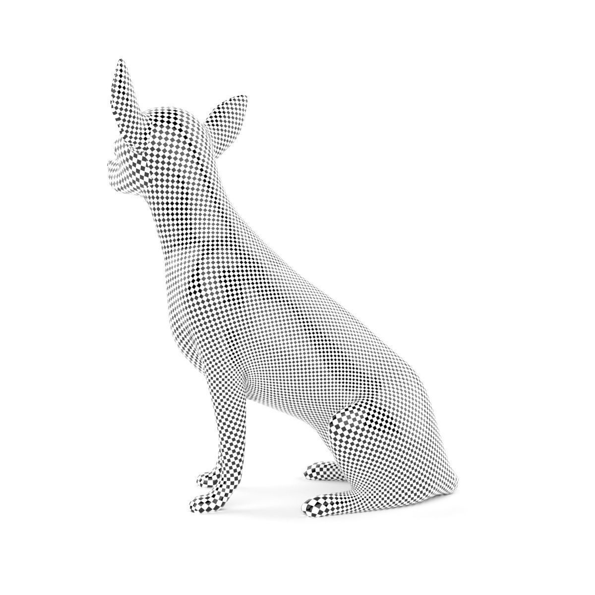 Graffiti Chihuahua 3D model_13