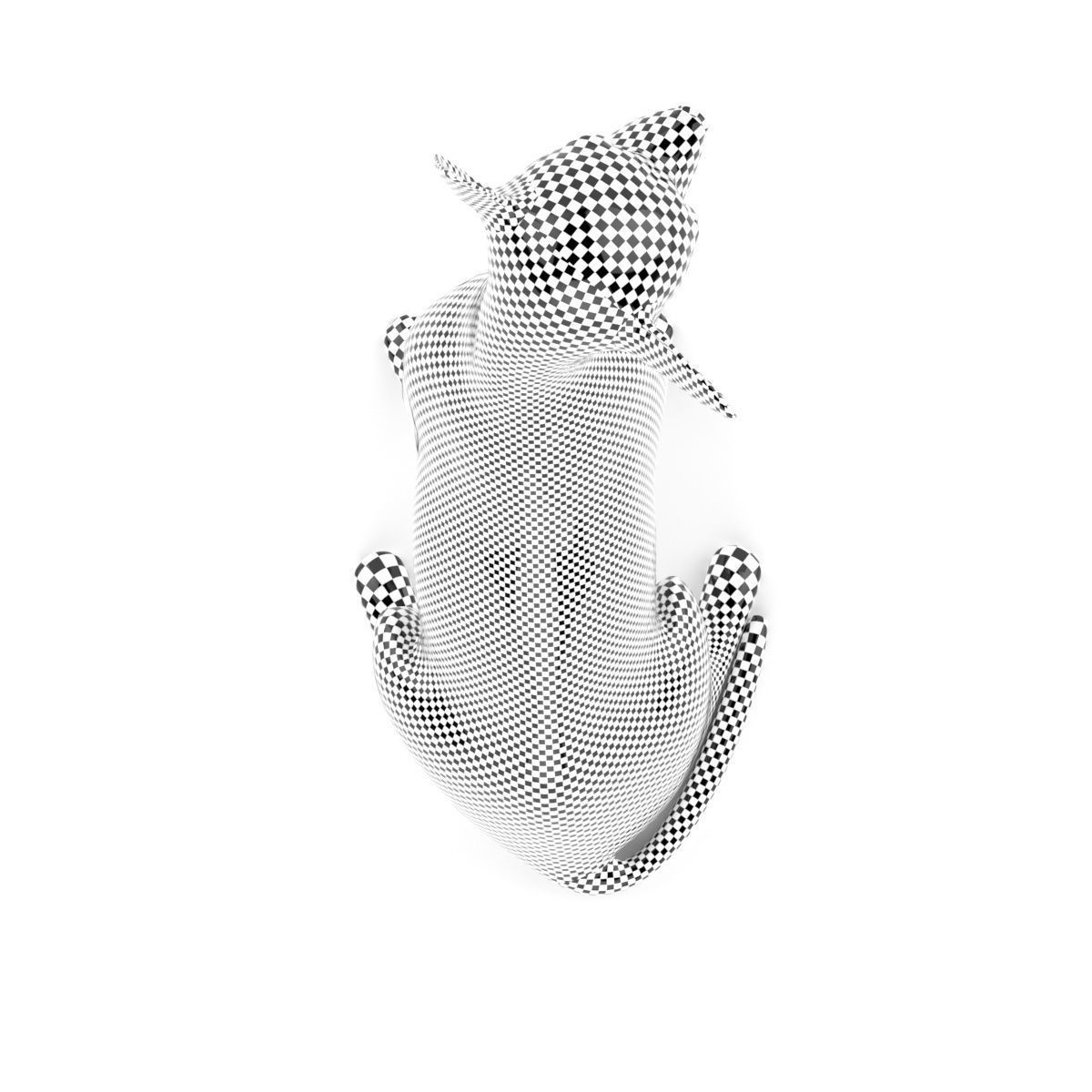 Graffiti Chihuahua 3D model_14