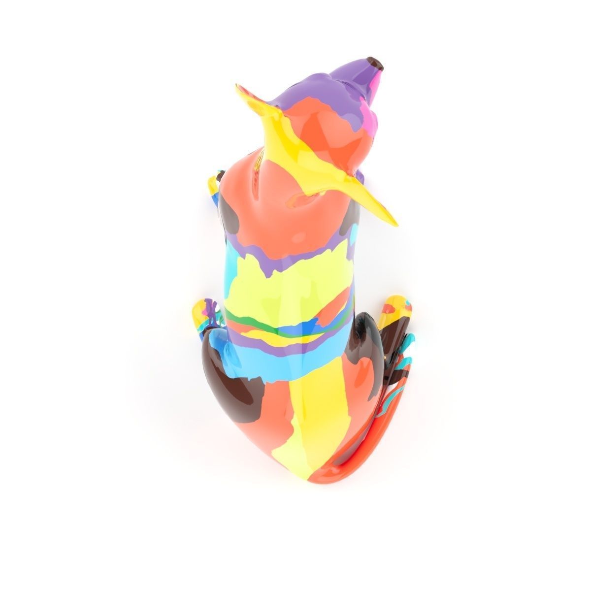 Graffiti Chihuahua 3D model_7