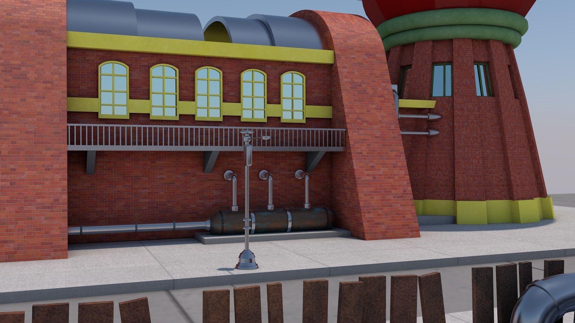 planet express futurama 3D model_5