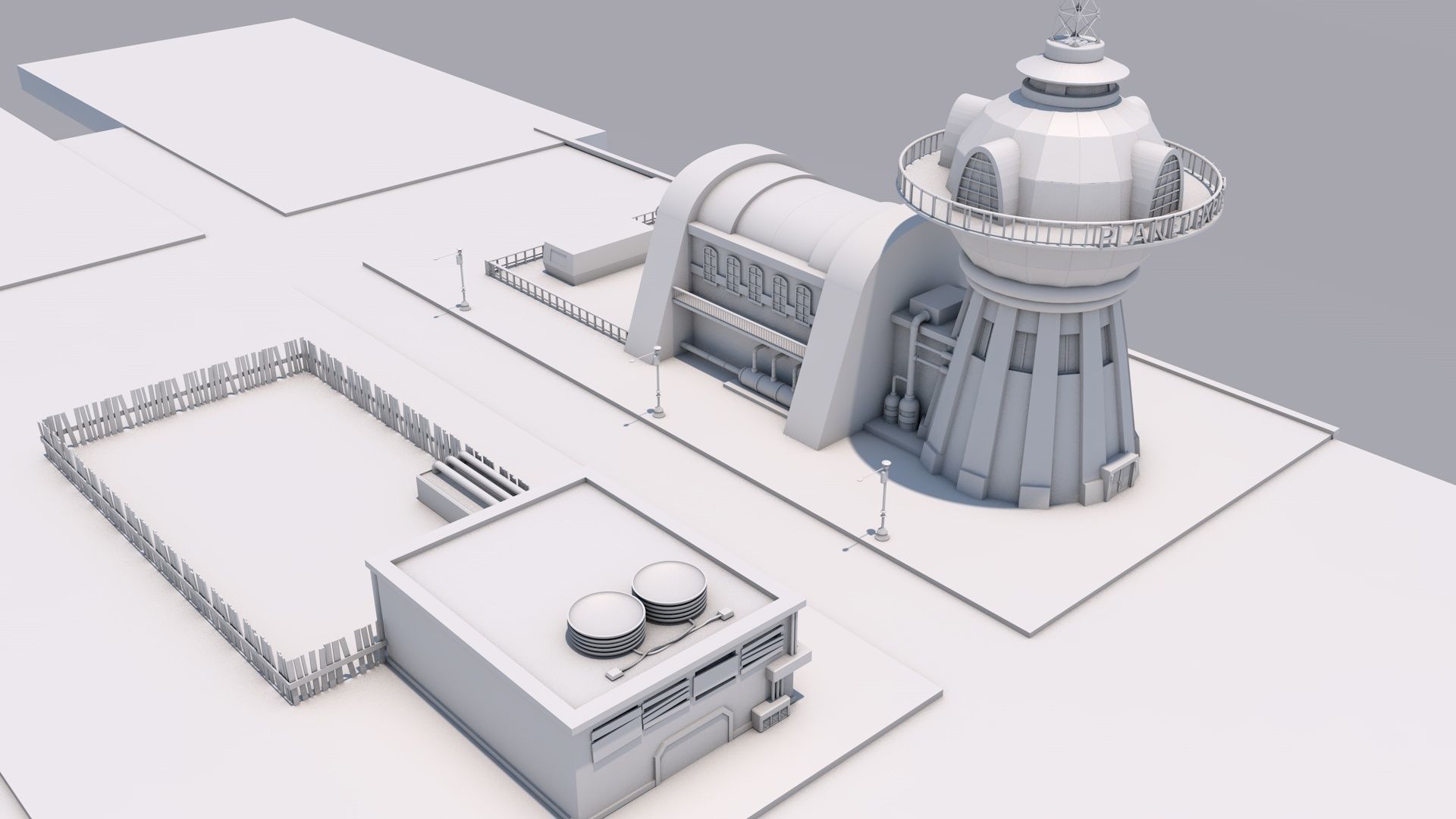 planet express futurama 3D model_4