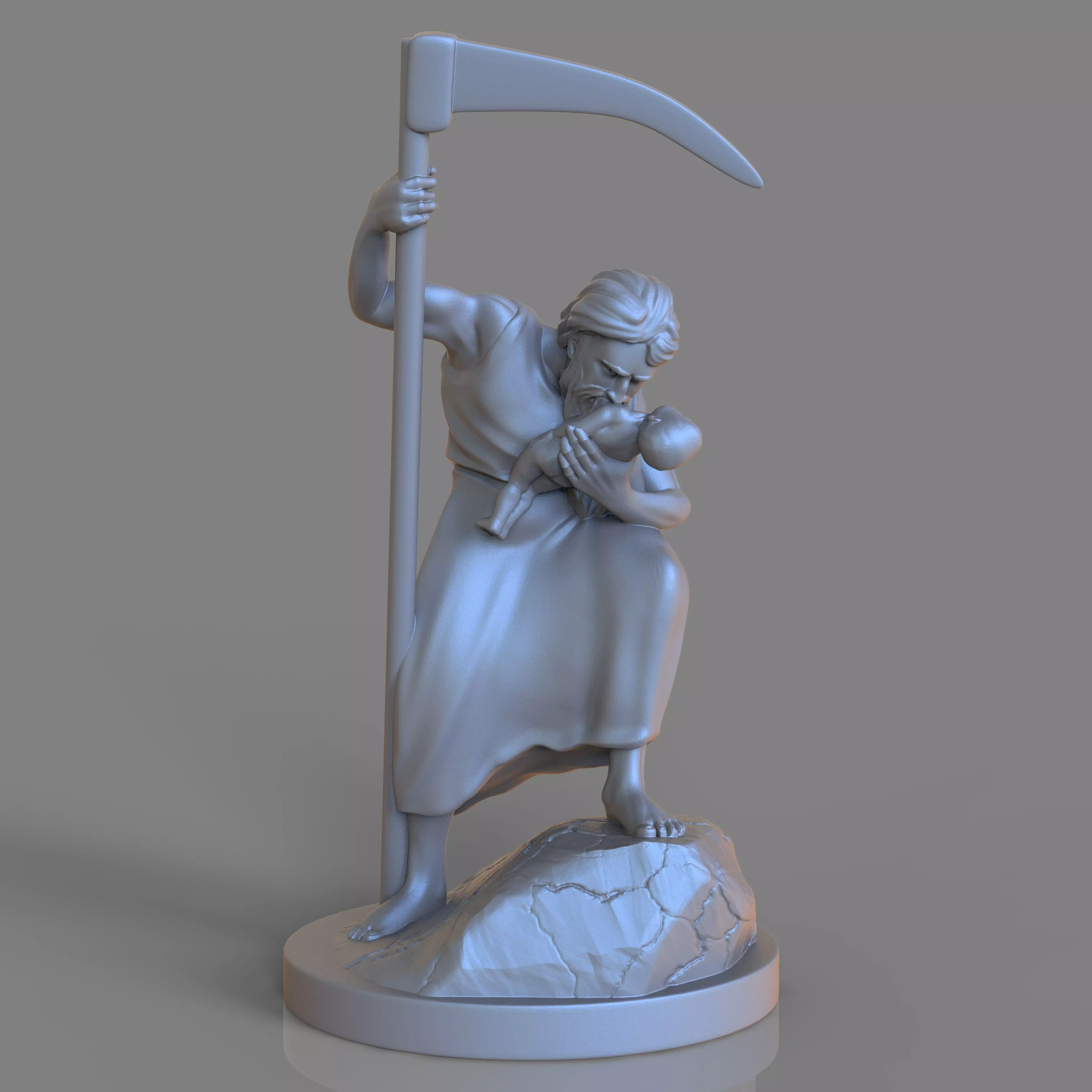 God Cronus 3D print model_0