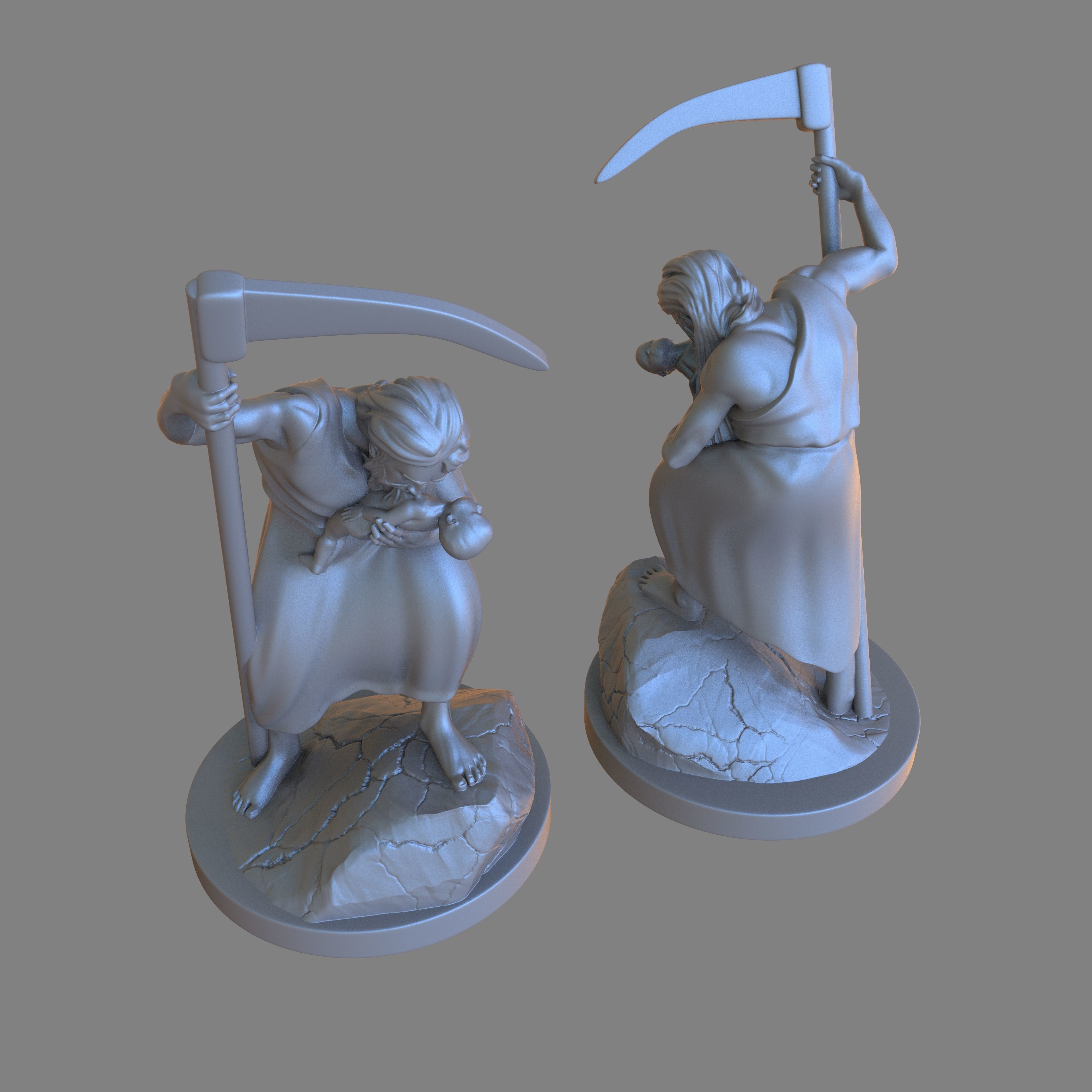 God Cronus 3D print model_3