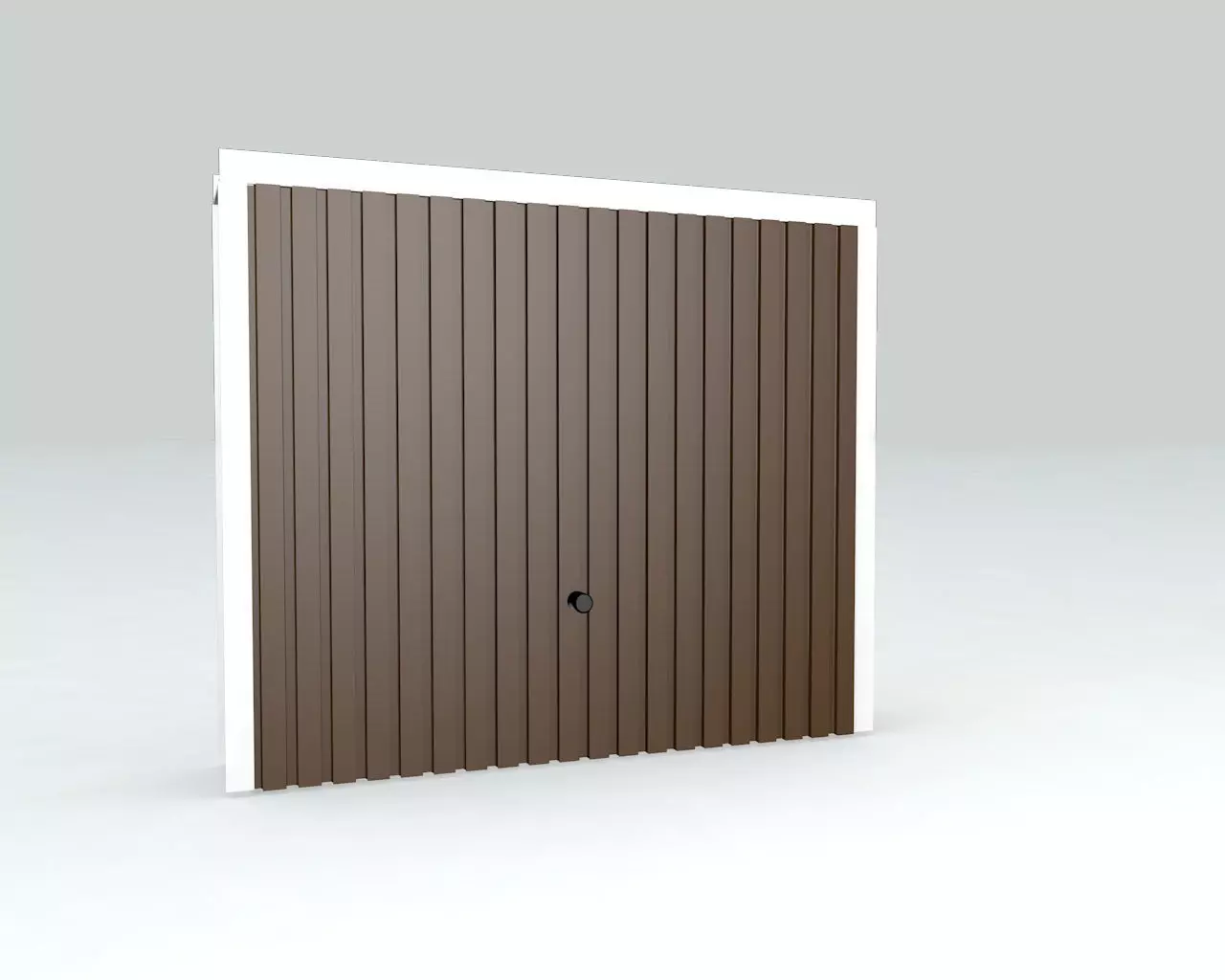 Garage Door Low-poly 3D model_0
