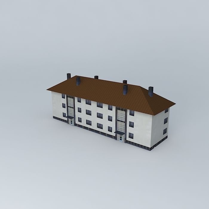 Caprag building  Free 3D model_2