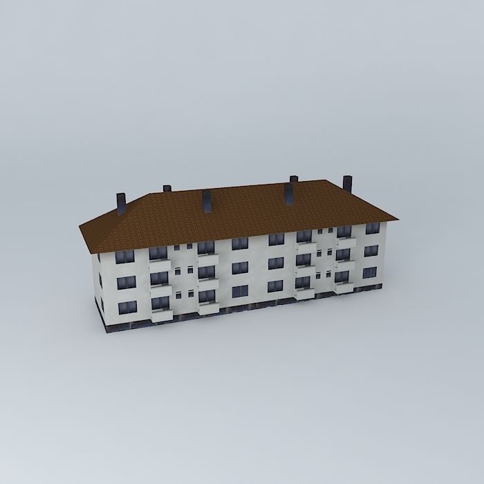 Caprag building  Free 3D model_1