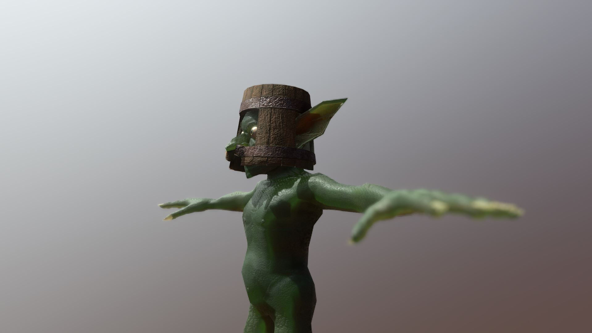 Superfuntimes Rigged Low Poly Goblin Low-poly 3D model_6
