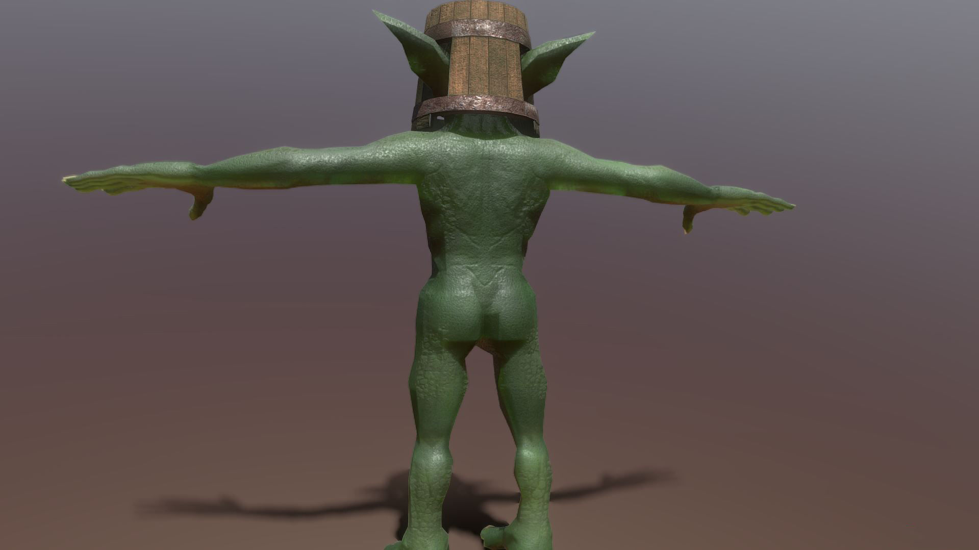 Superfuntimes Rigged Low Poly Goblin Low-poly 3D model_7