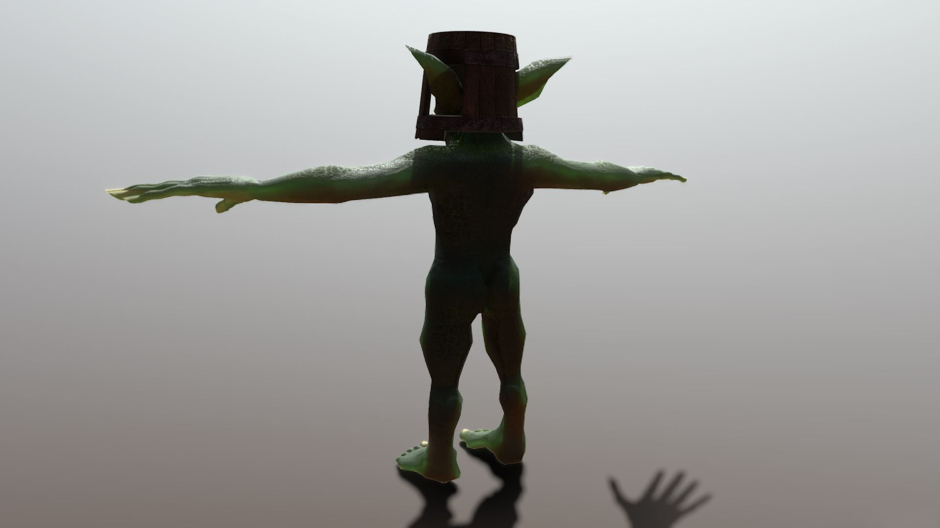 Superfuntimes Rigged Low Poly Goblin Low-poly 3D model_3