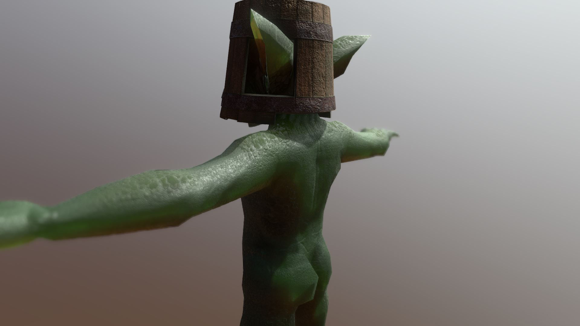 Superfuntimes Rigged Low Poly Goblin Low-poly 3D model_9