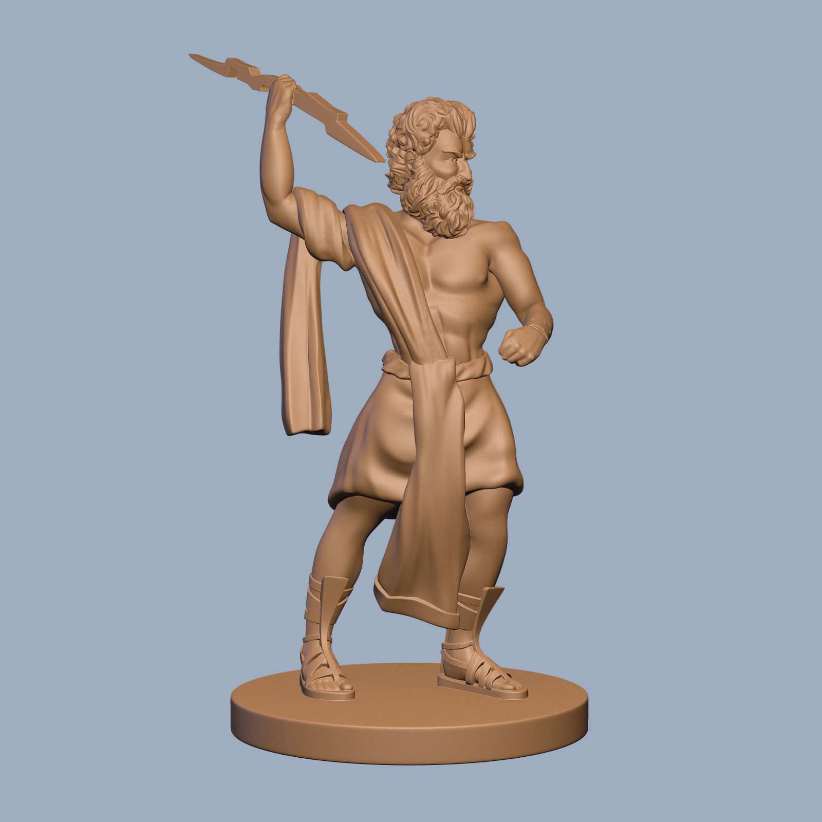 God Zeus 3D print model_5
