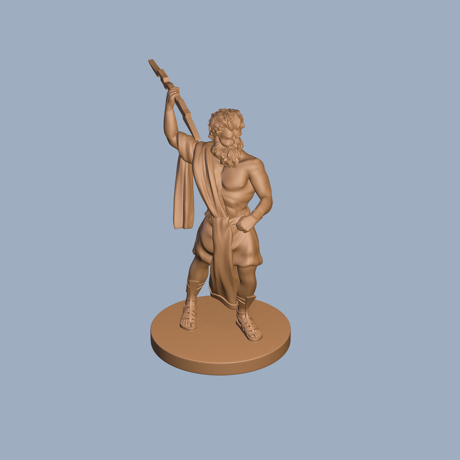 God Zeus 3D print model_7