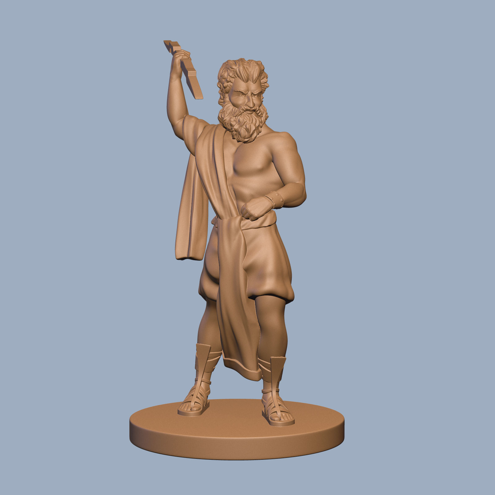 God Zeus 3D print model_6