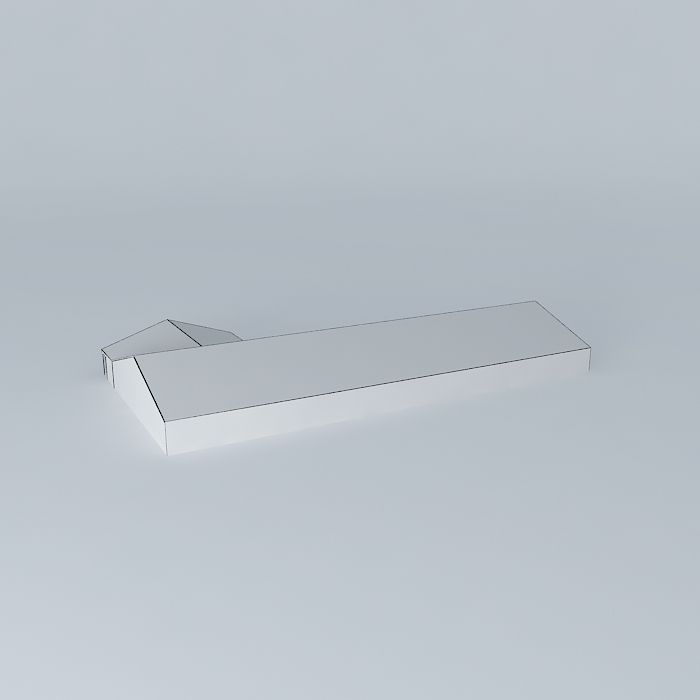 Lidl Sisak Low-poly 3D model_3