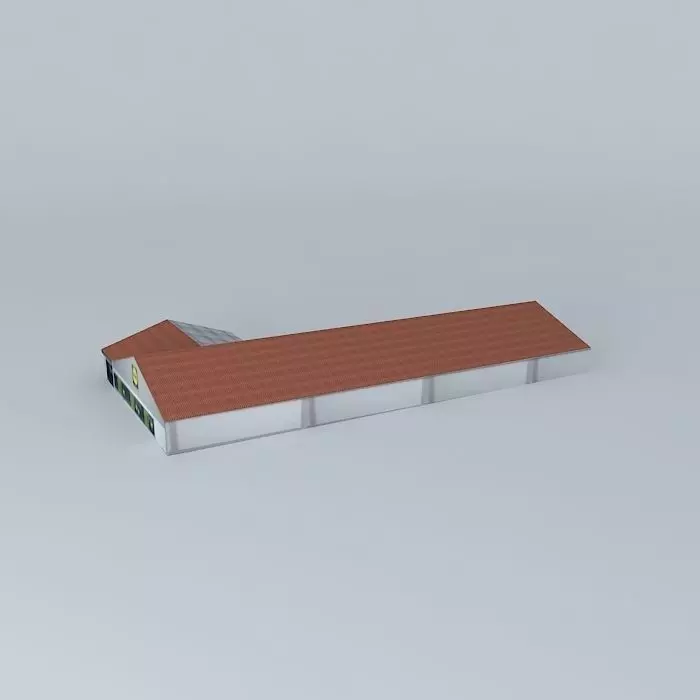 Lidl Sisak Low-poly 3D model_0