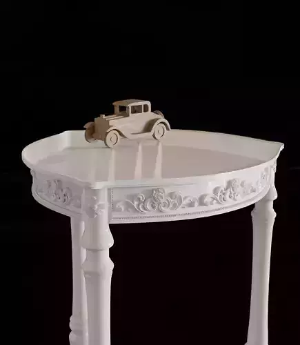 coffetable side table with car 3D model