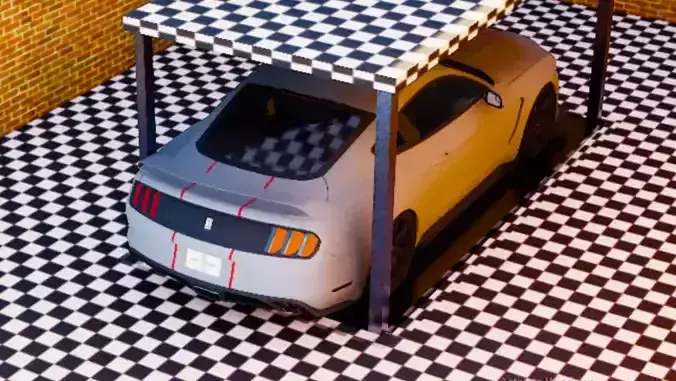 secret garage 2 cars