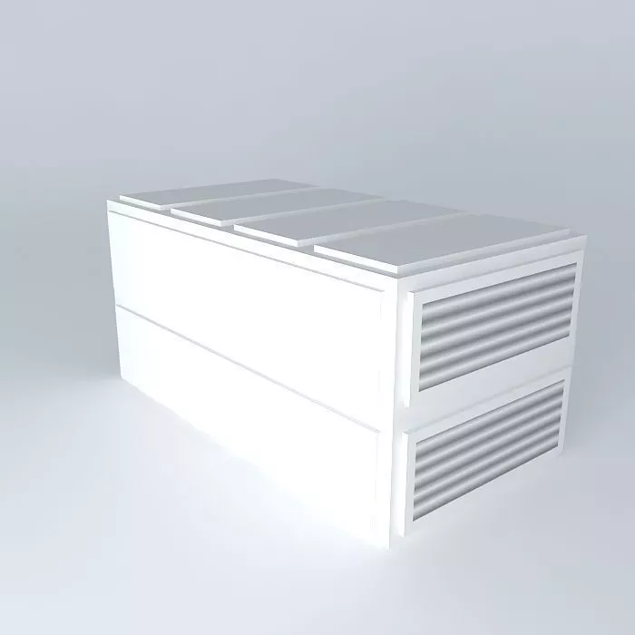 AHU, Air Handling Unit, 20.000 m3/h Free 3D model