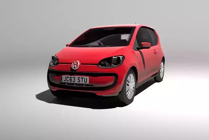 VW Up 3 door with HQ interior 2013  3D model