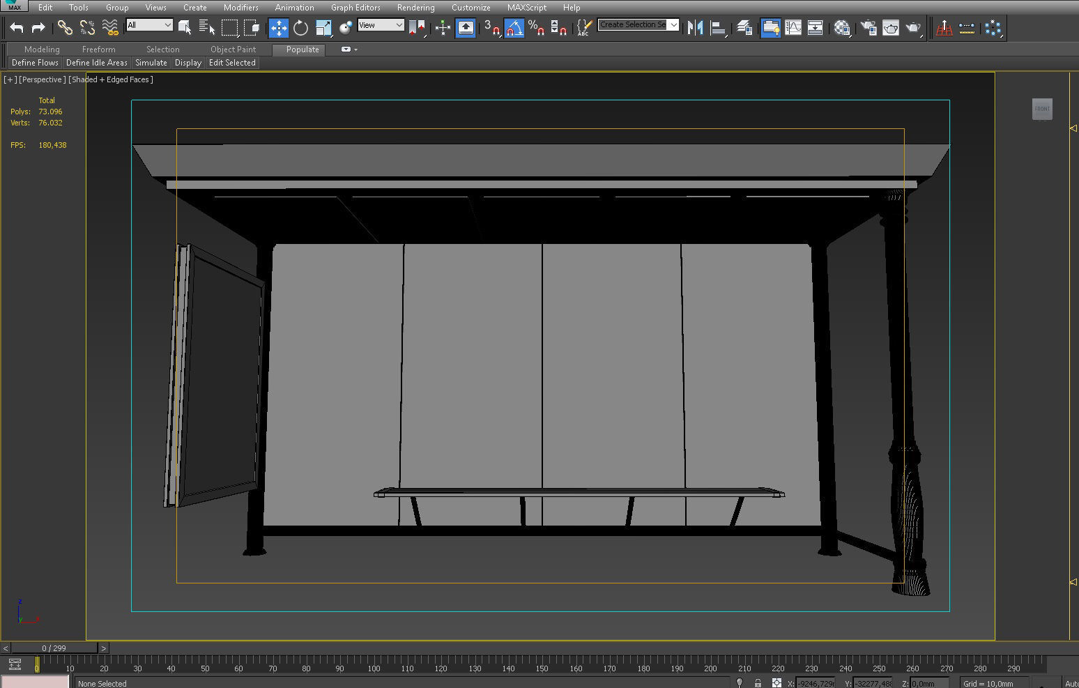 BUS STATION 2 3D model_8