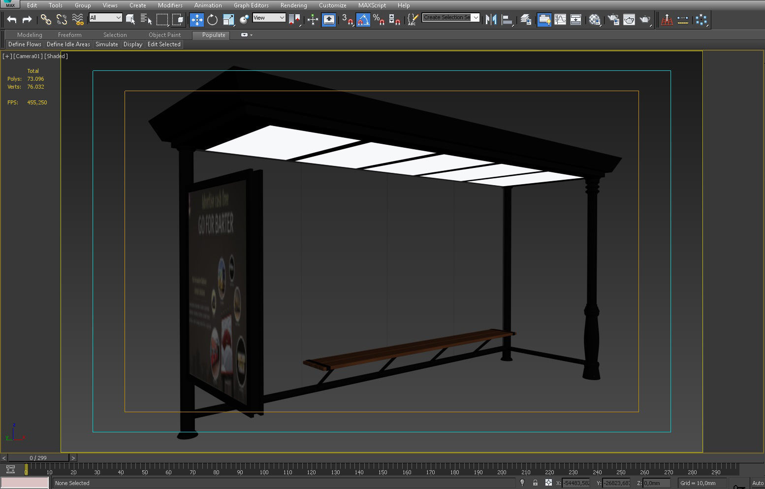 BUS STATION 2 3D model_4