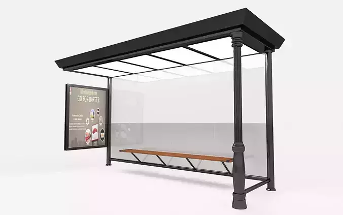 BUS STATION 2 3D model