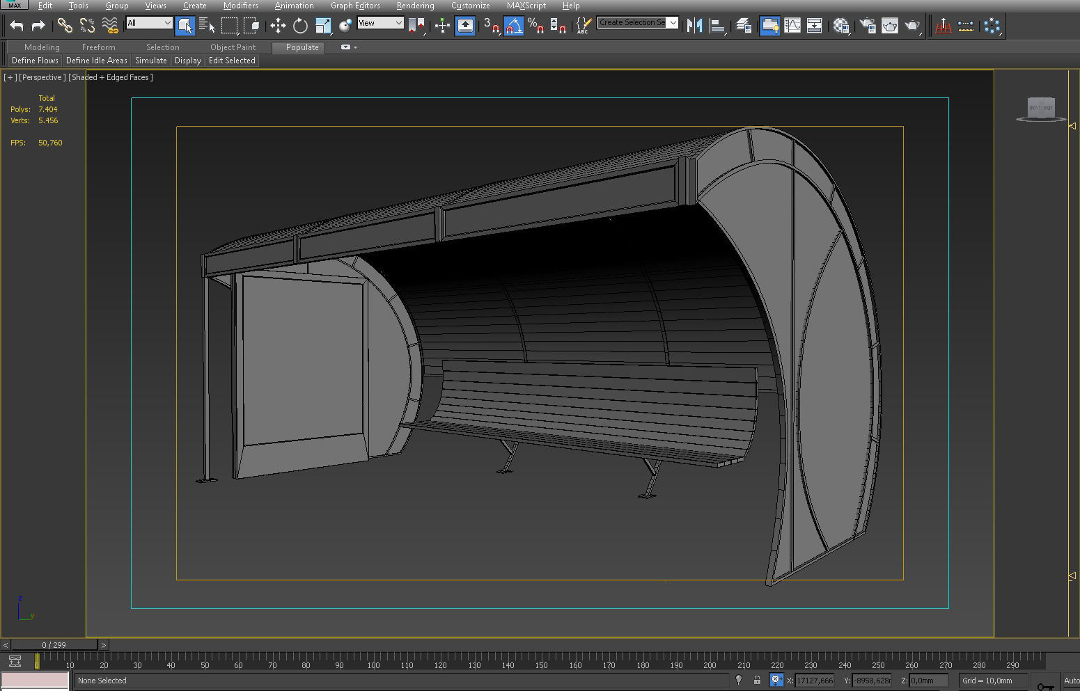 BUS STATION 4 3D model_6