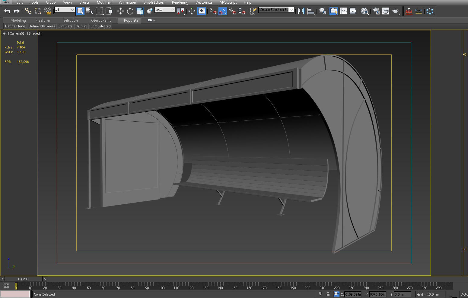 BUS STATION 4 3D model_5