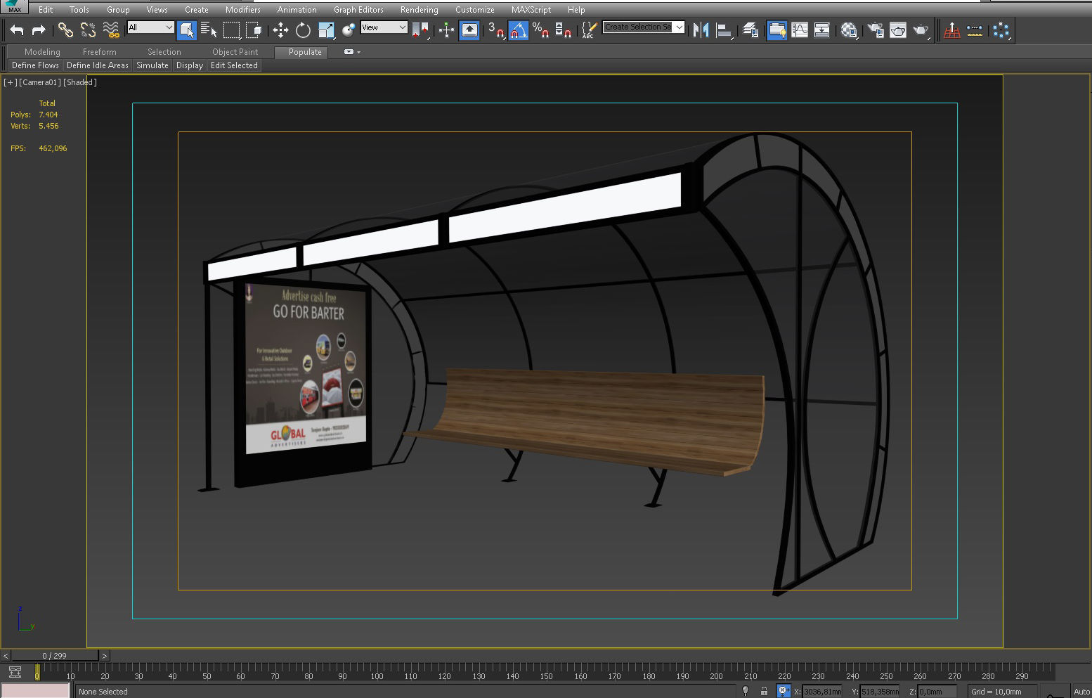 BUS STATION 4 3D model_4