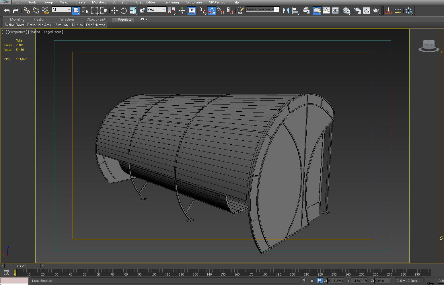 BUS STATION 4 3D model_8