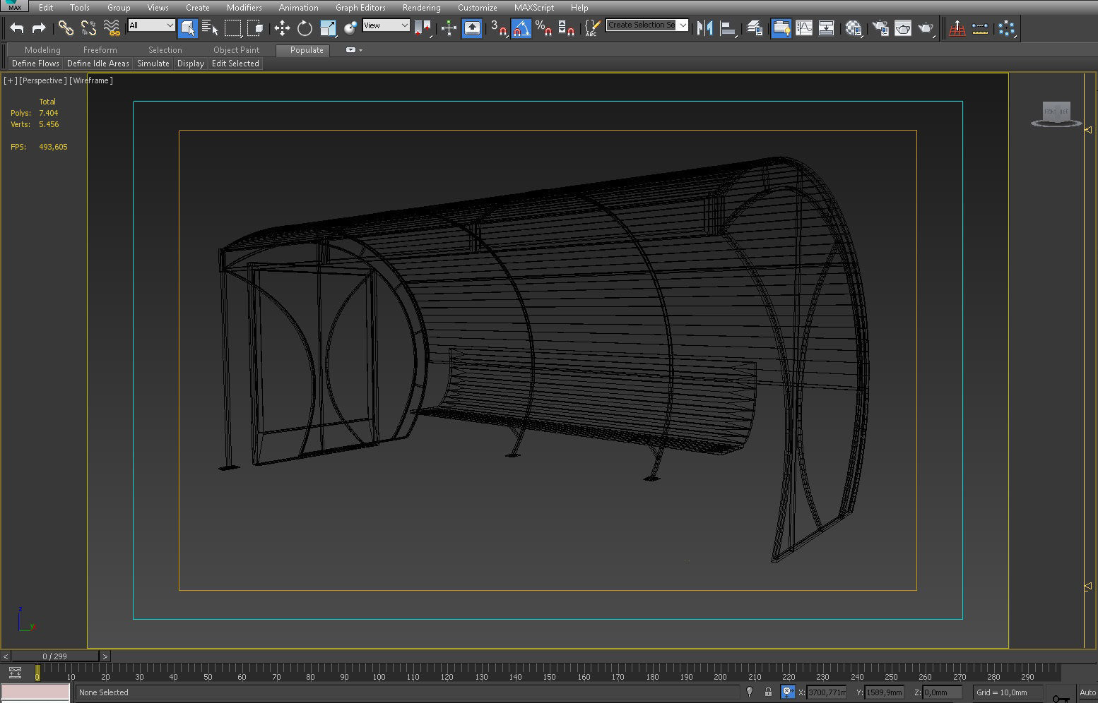 BUS STATION 4 3D model_9
