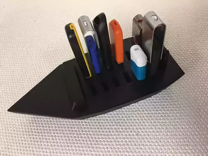 Boat USB Stick Organizer Storage for Desktop 3D print model
