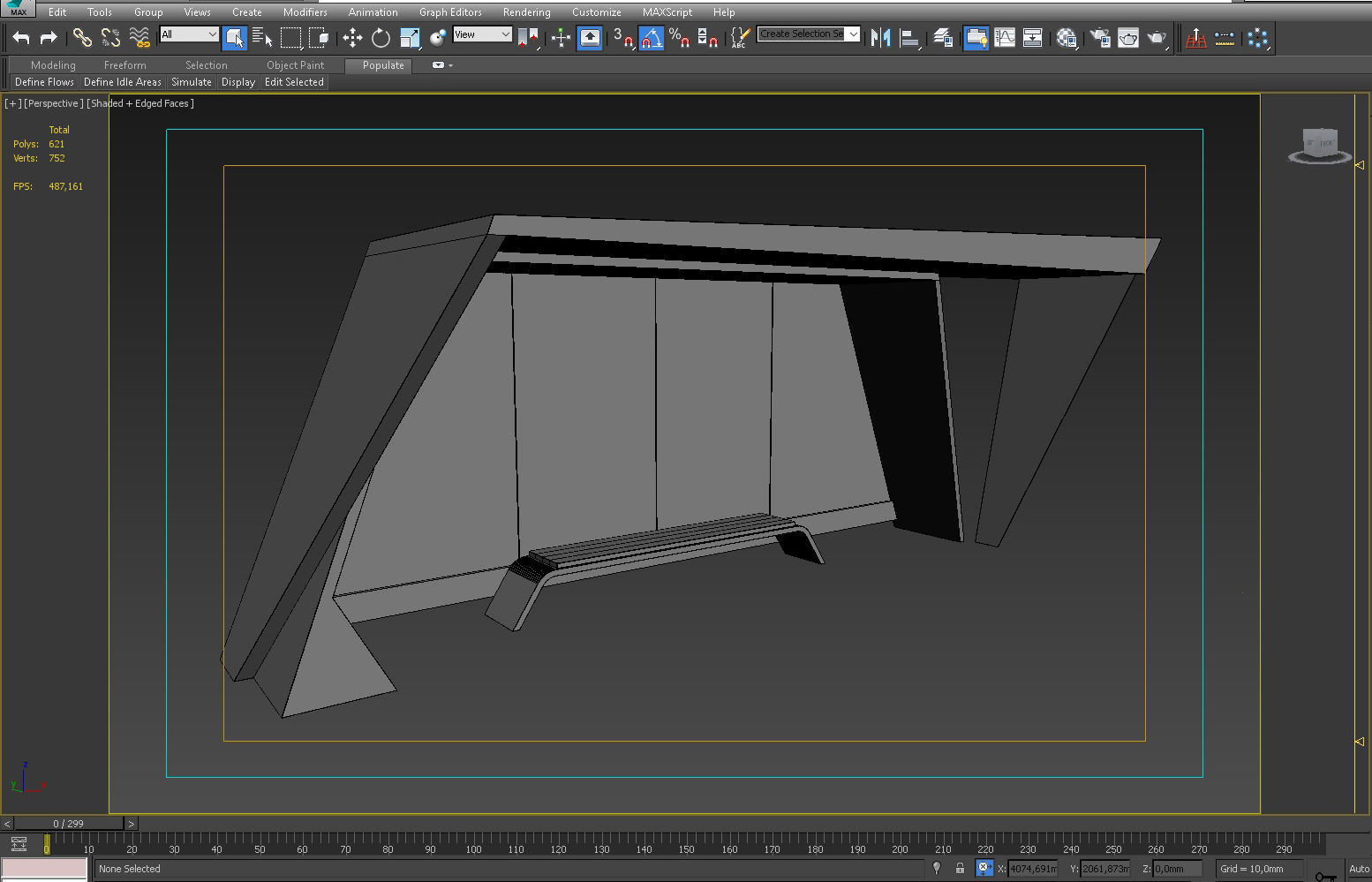 BUS STATION 8 3D model_7