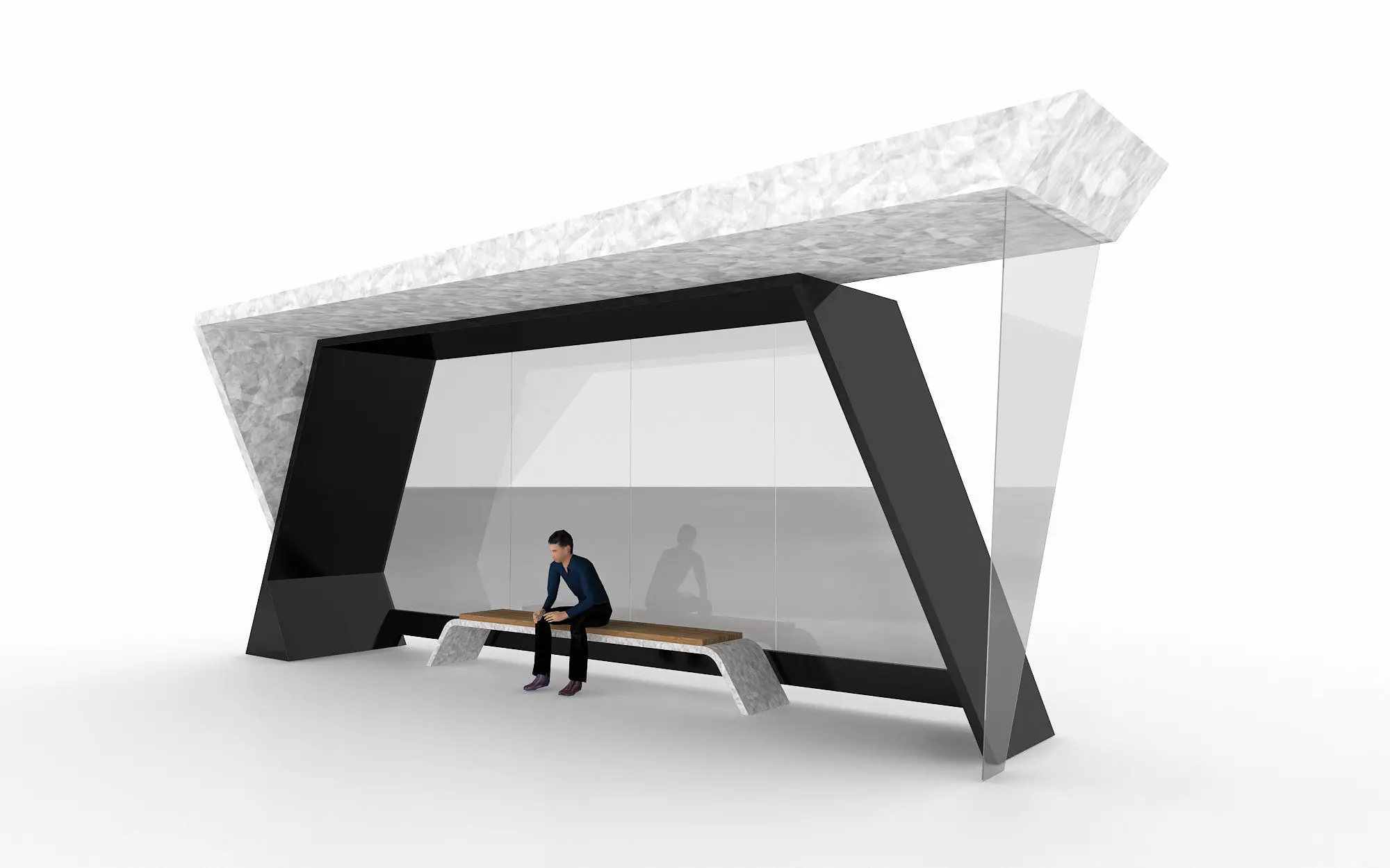 BUS STATION 8 3D model_0