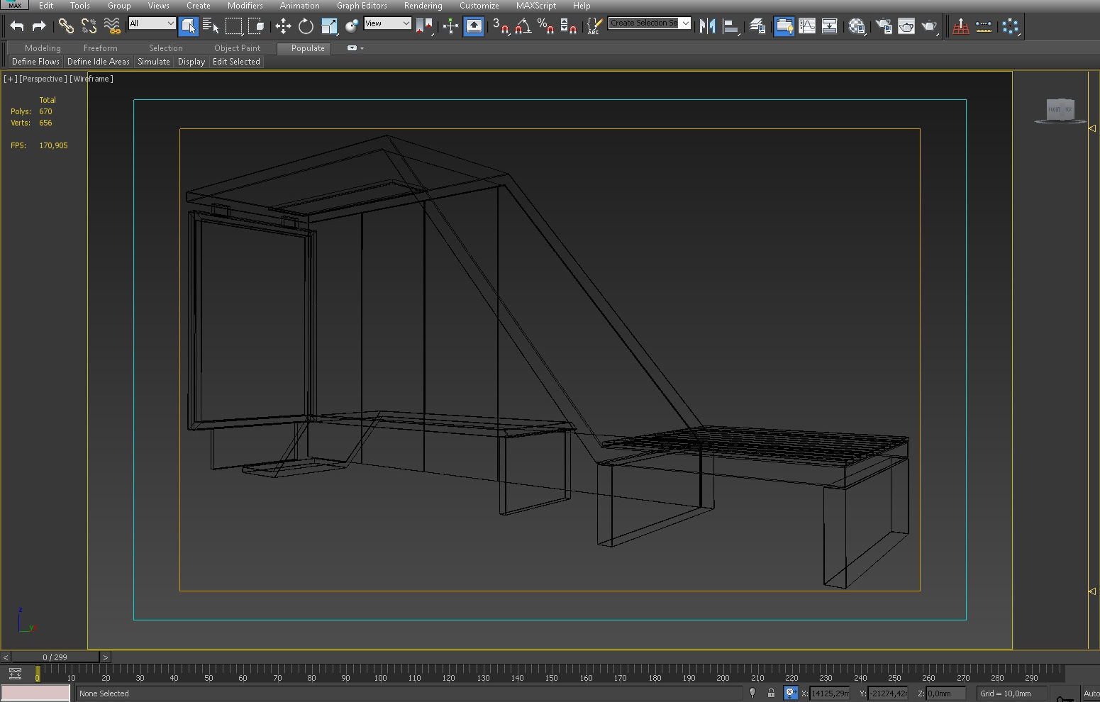 BUS STATION 9 3D model_7
