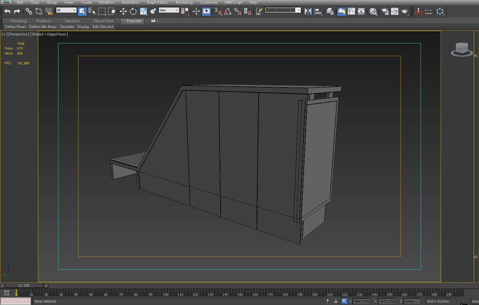 BUS STATION 9 3D model_8