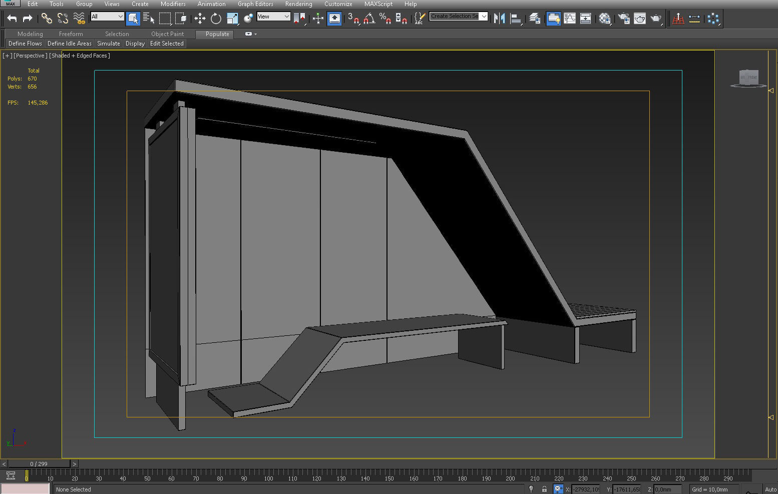 BUS STATION 9 3D model_9