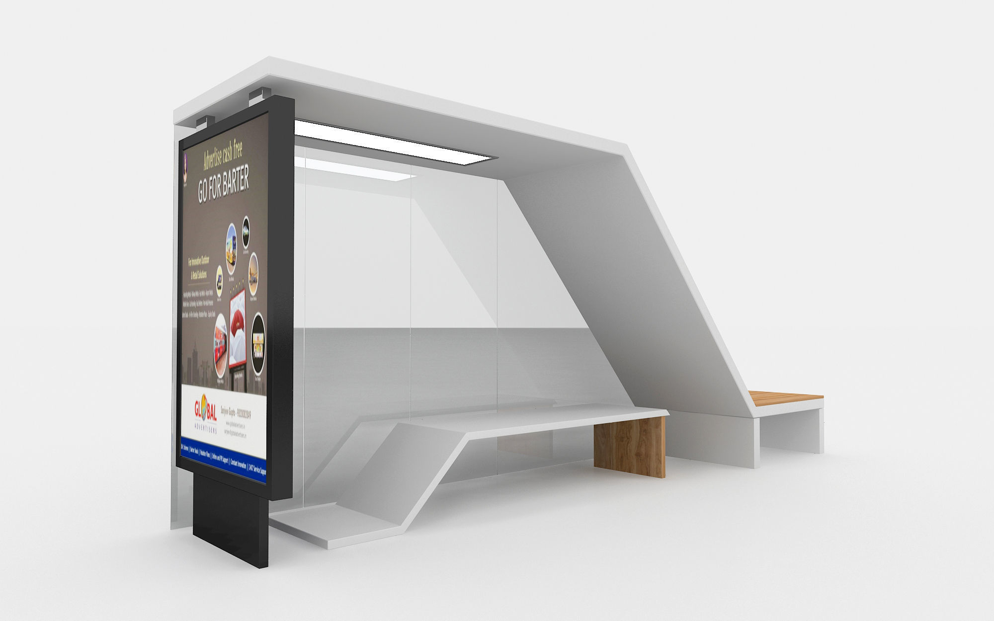 BUS STATION 9 3D model_1