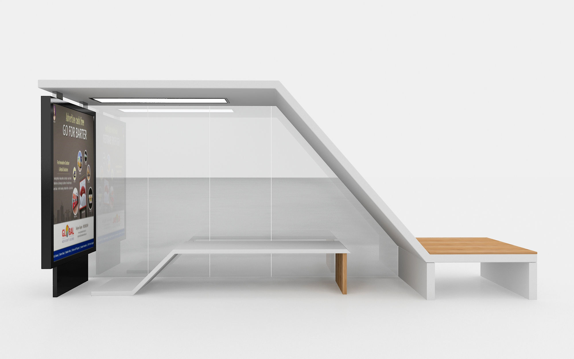 BUS STATION 9 3D model_2