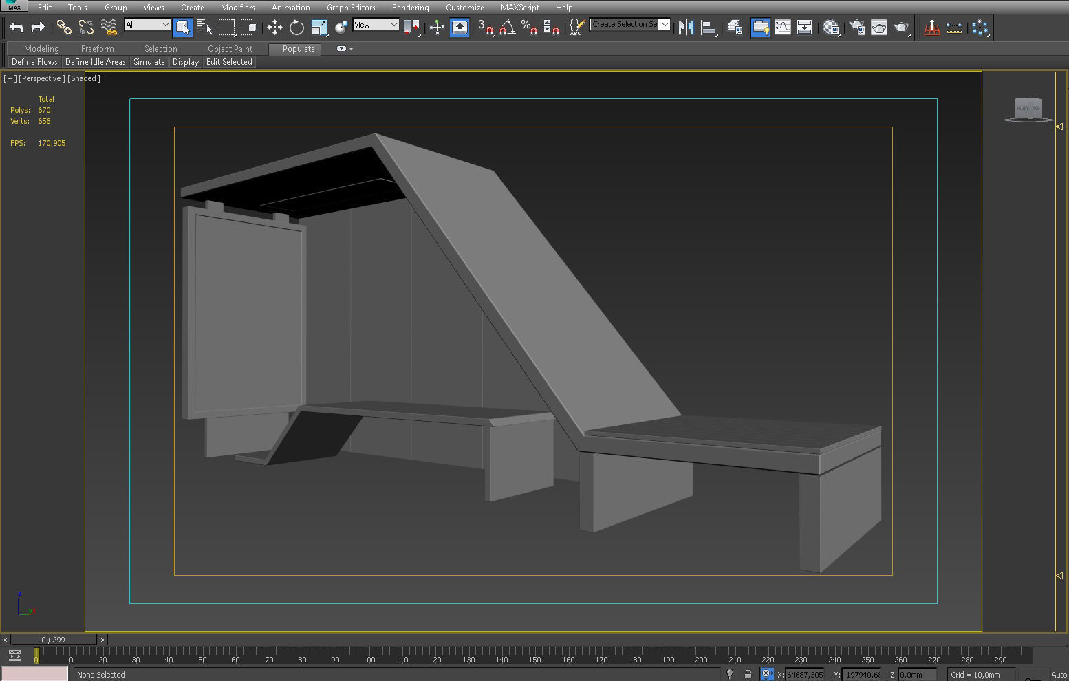 BUS STATION 9 3D model_5