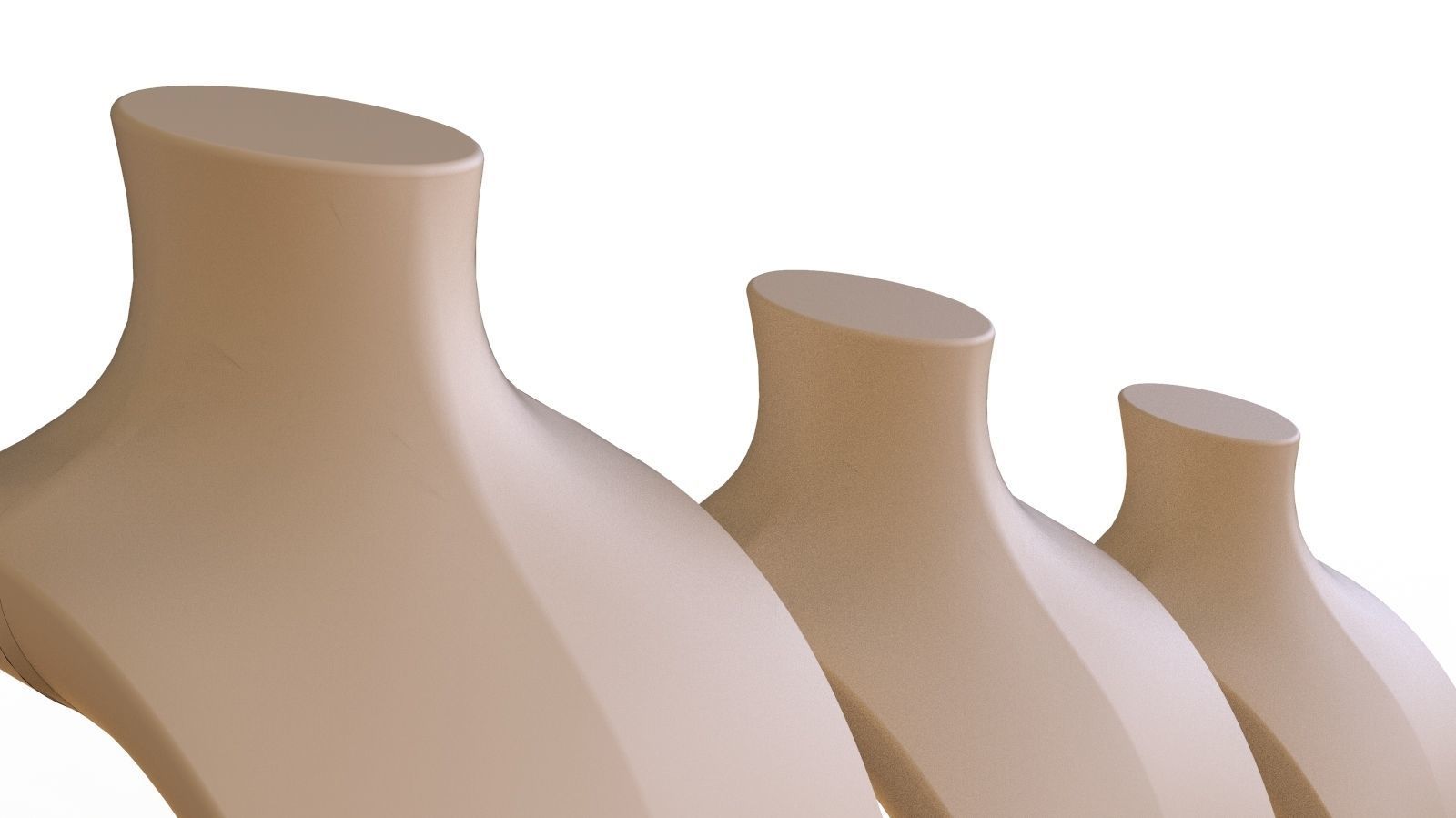 Bust Display - Jewelry Mannequins 3D  3D print model_4
